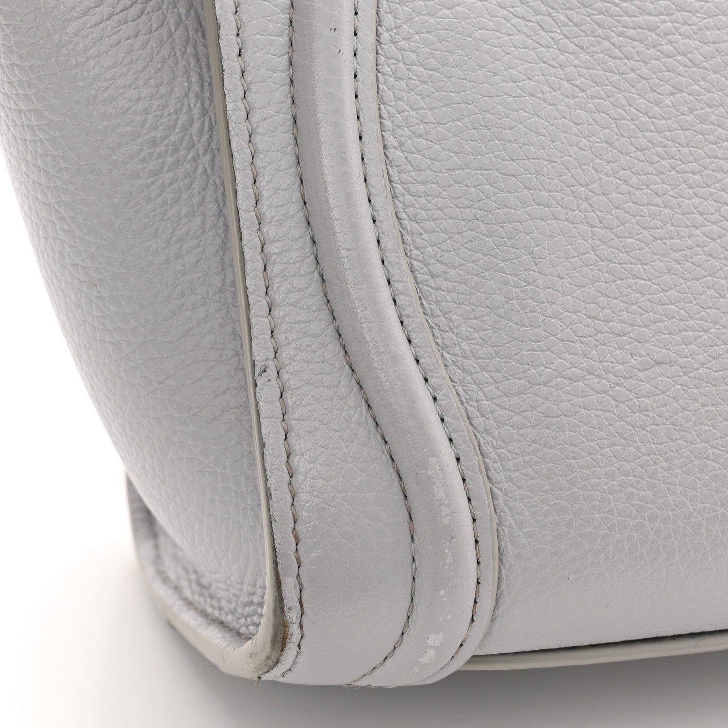 Celine Drummed Calfskin Nano Luggage Lune 17 of 17
