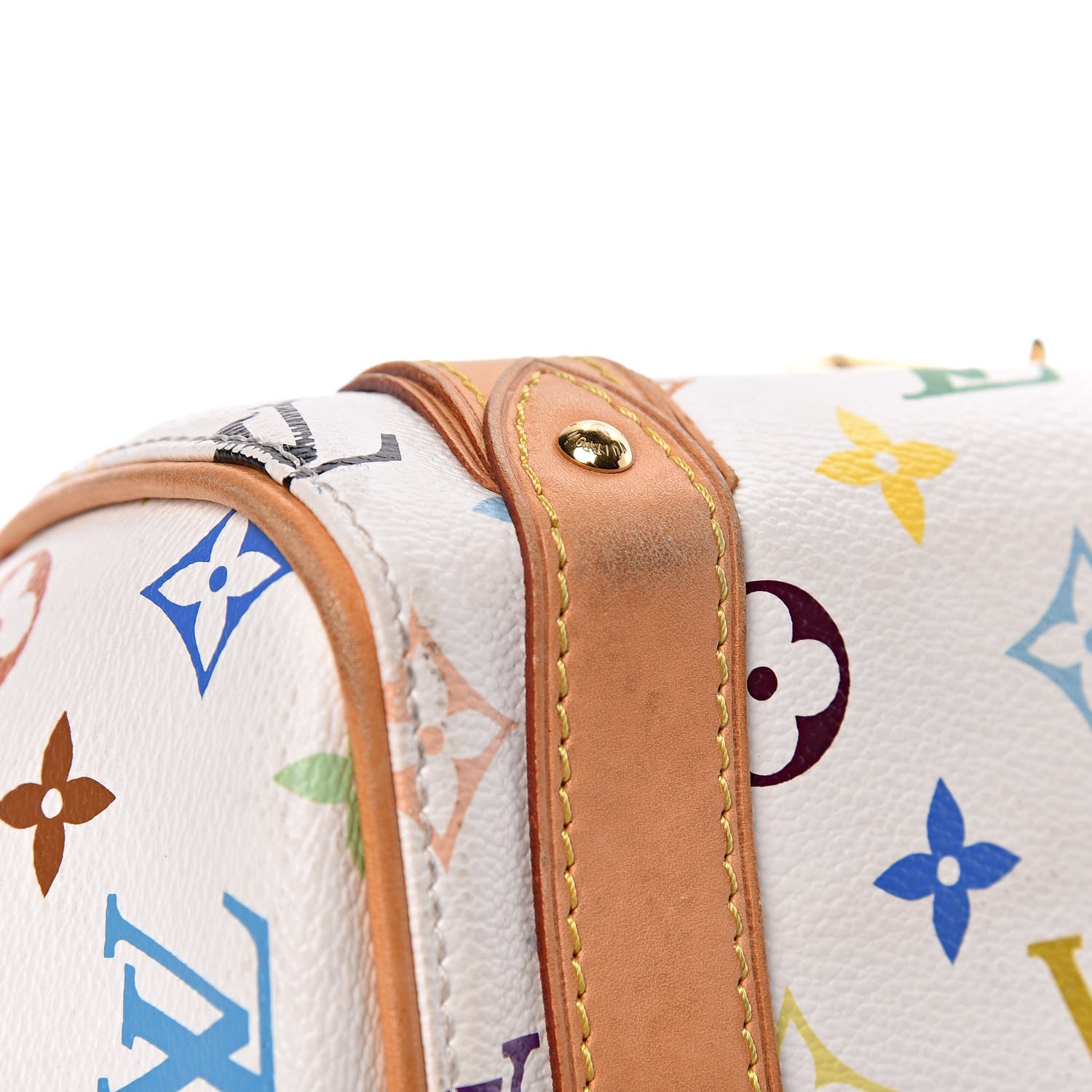 Louis Vuitton Monogram Multicolor Priscilla White 7 of 15