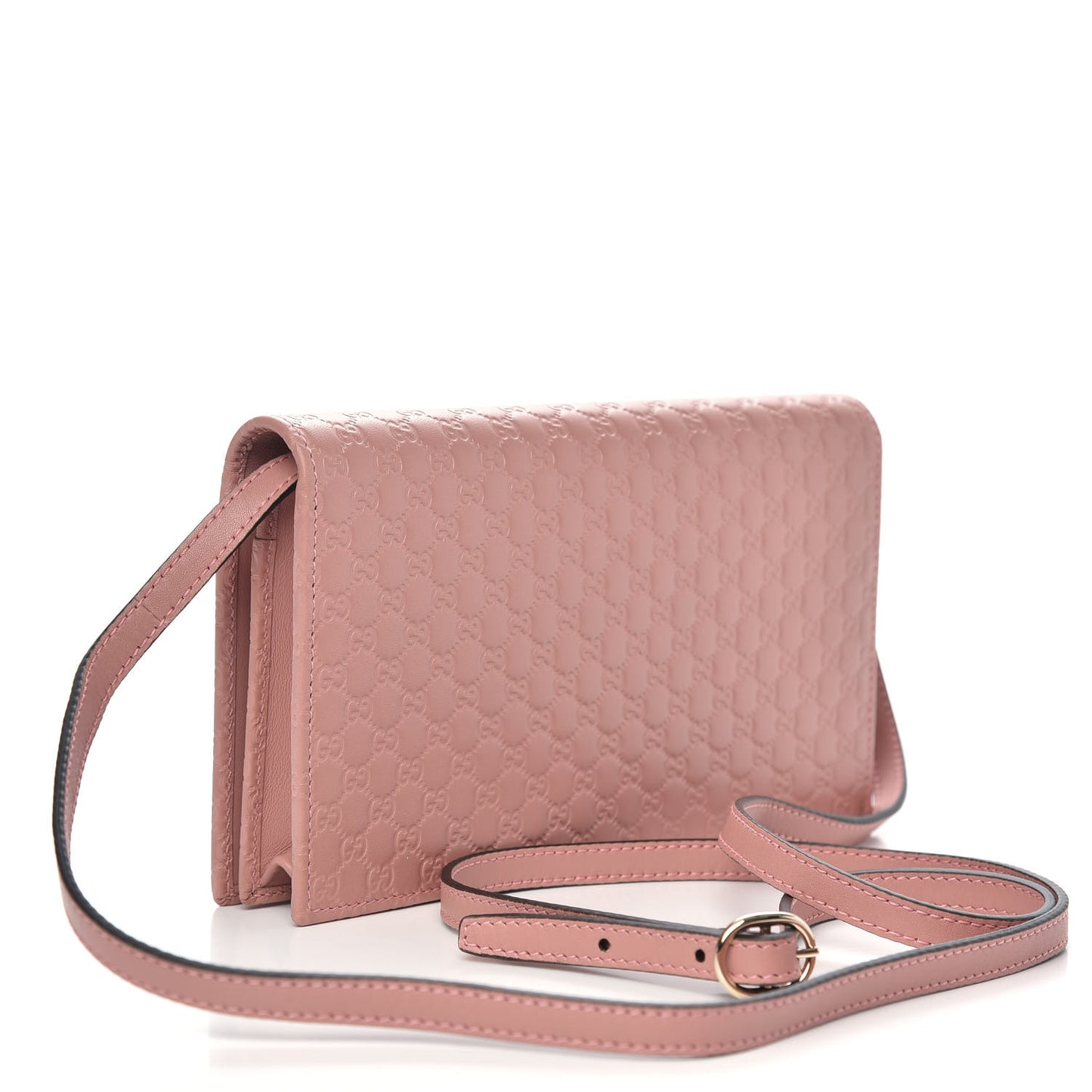 Microguccissima Crossbody Wallet Soft Pink