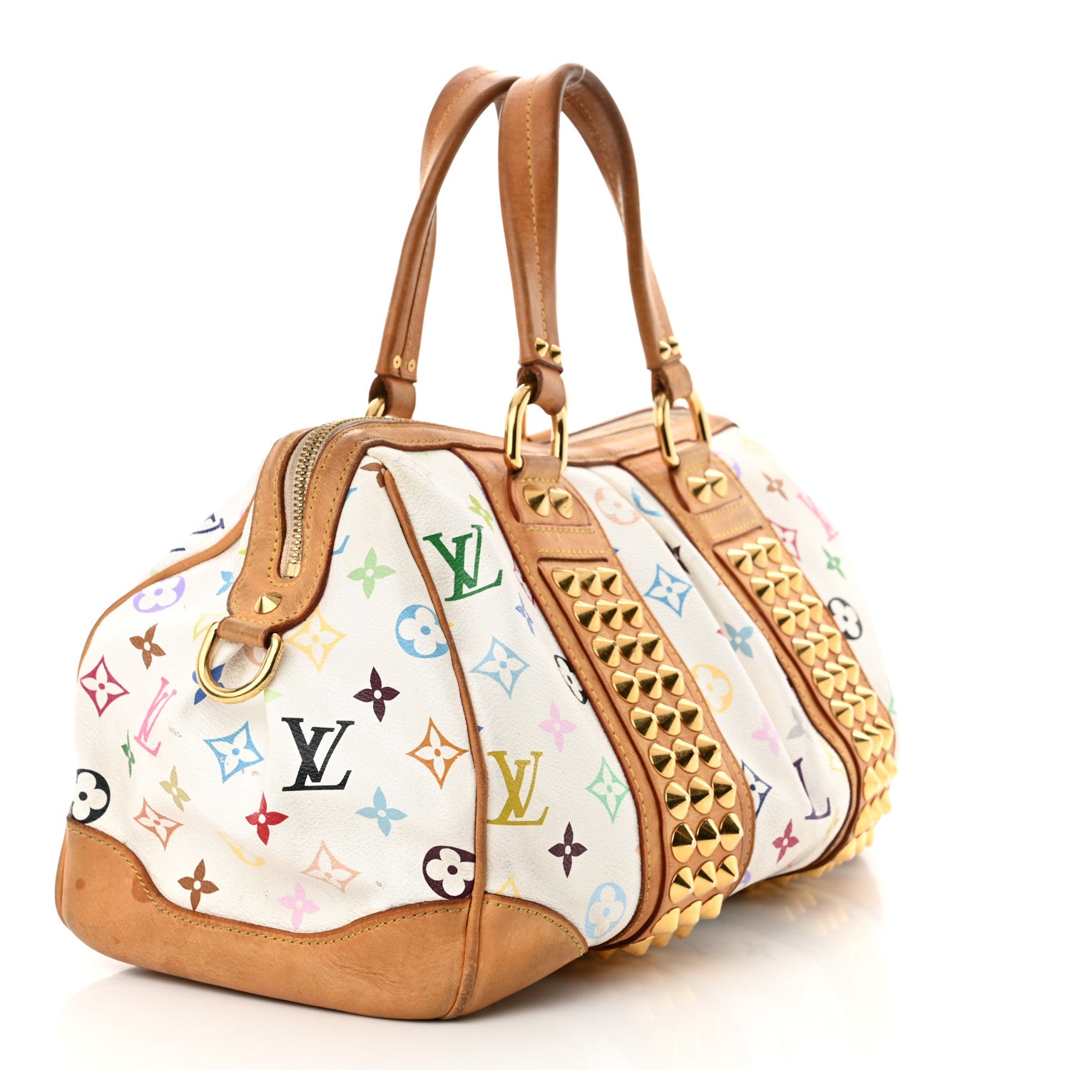 Louis Vuitton Monogram Multicolor Courtney MM White 2 of 19