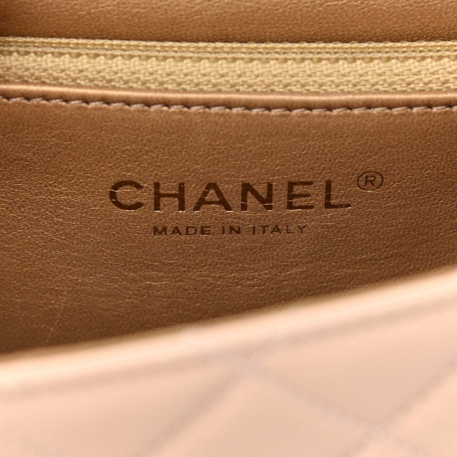 Chanel Lambskin Quilted Small Chic Pearls Flap Beige 5 of 13