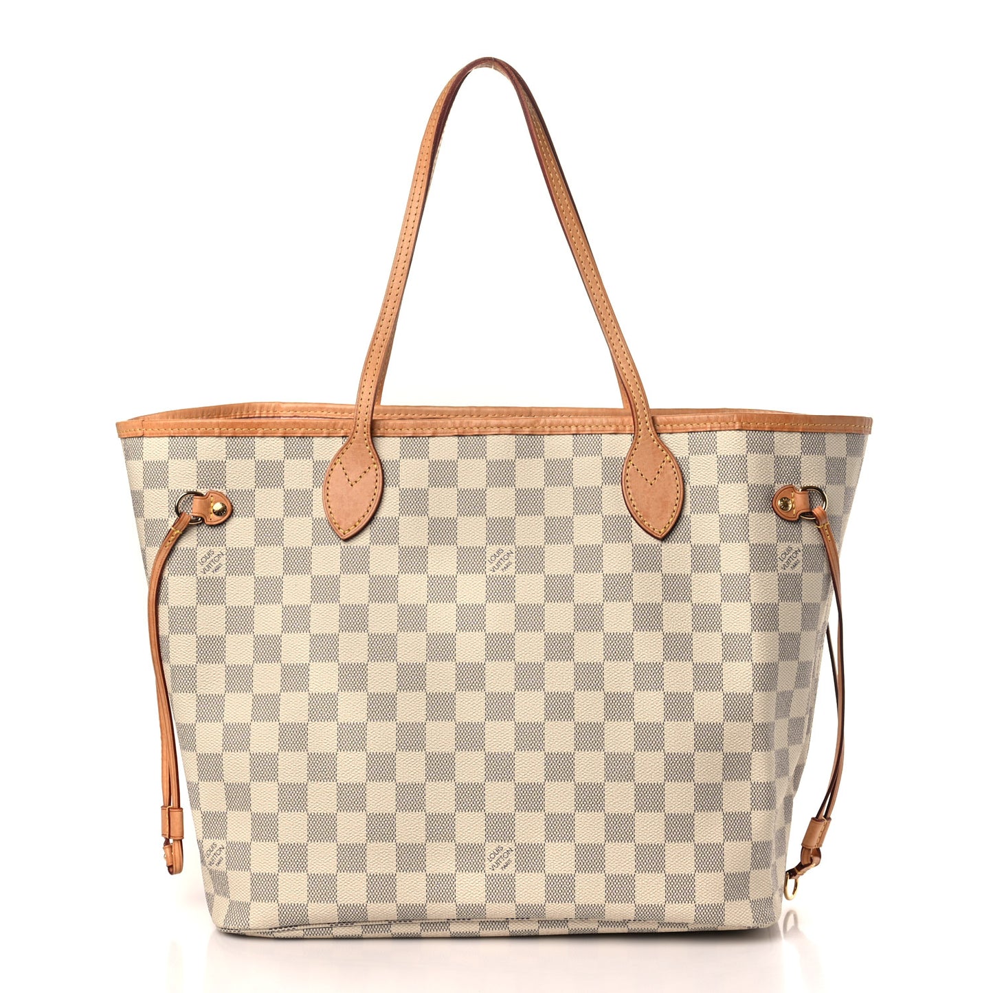 Damier Azur Neo Neverfull MM Rose Ballerine