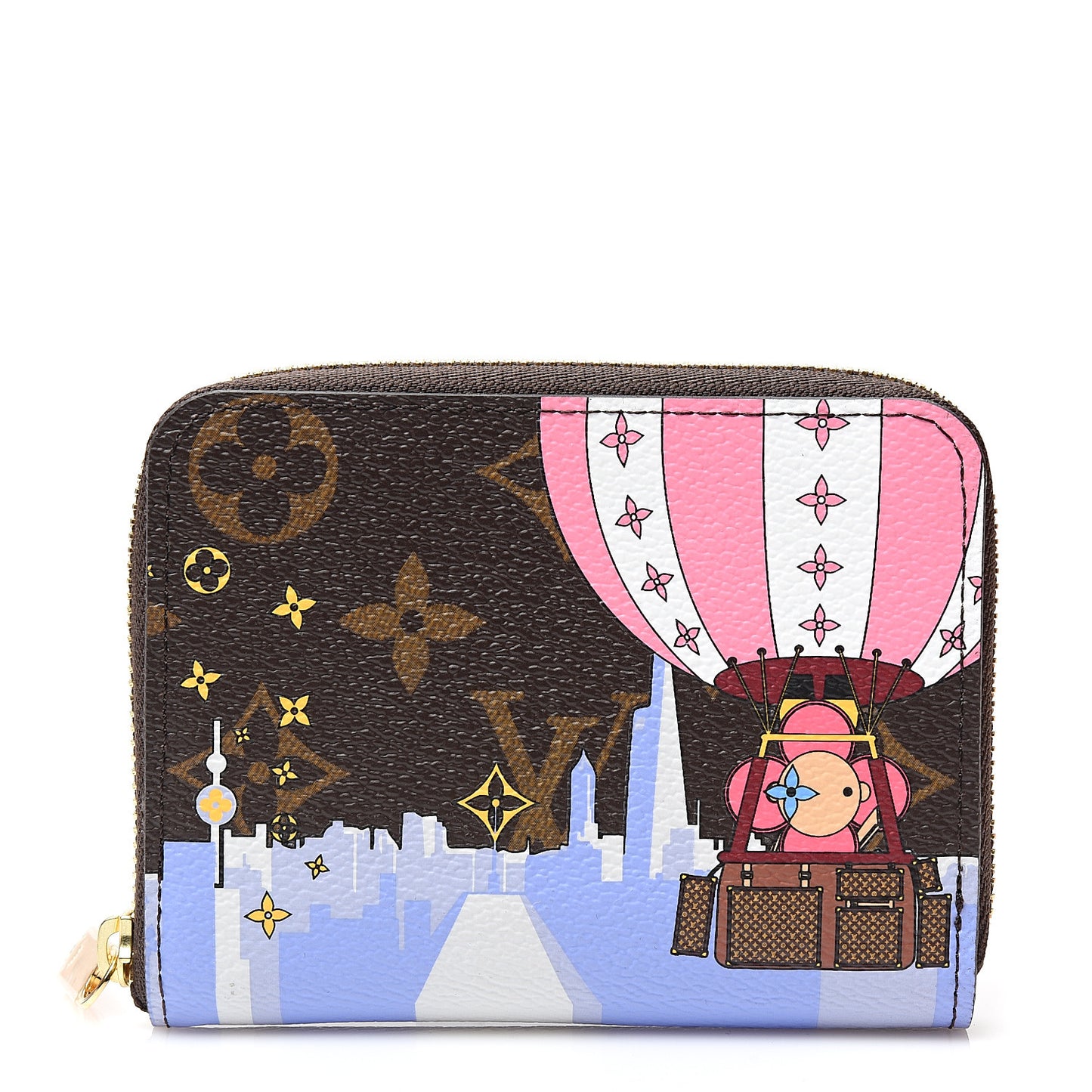 Monogram 2019 Christmas Animation Zippy Coin Purse