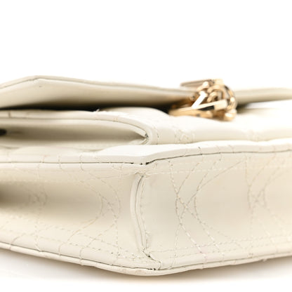 Christian Dior Lambskin Chain Lady Dior Chain Pouch Latte 9 of 11