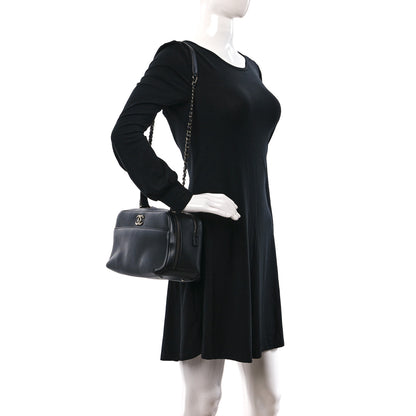 Chanel Calfskin Small Trendy CC Bowling Bag Black 2 of 9
