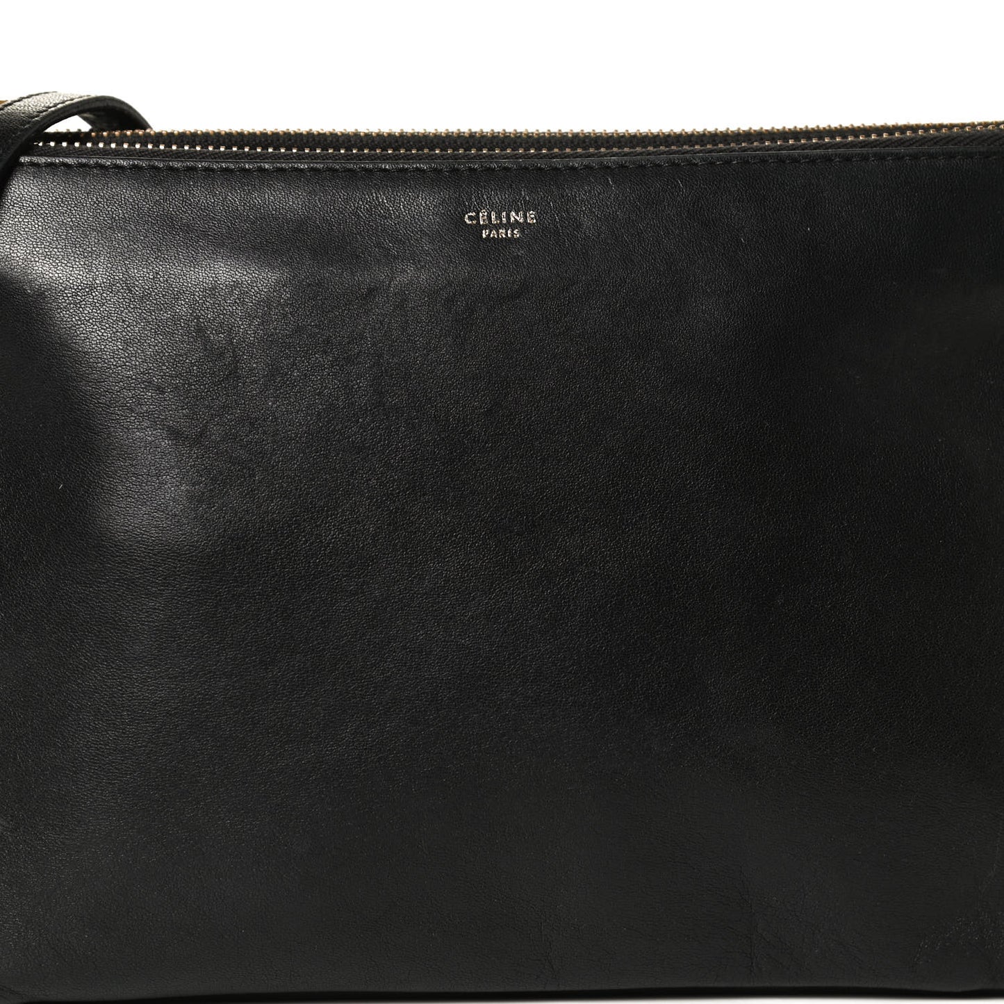Lambskin Trio Crossbody Bag Black