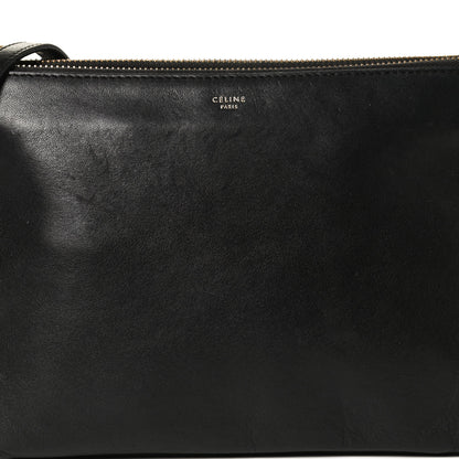 Celine Lambskin Trio Crossbody Bag Black 9 of 13