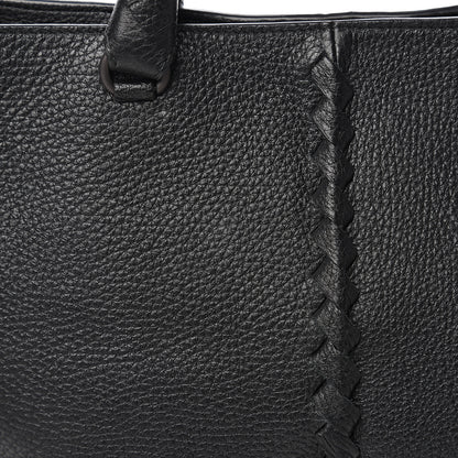 Bottega Veneta Cervo Deerskin Braided Tote Black 7 of 10
