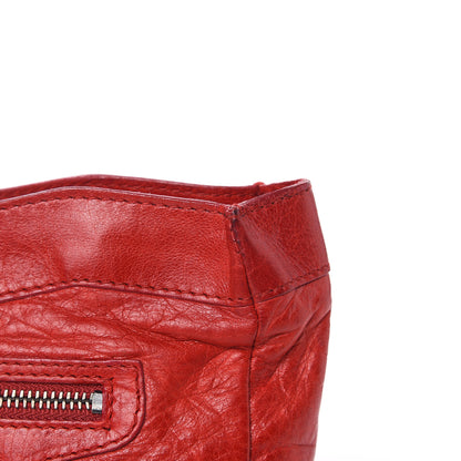 Balenciaga Chevre Porte Toilette Makeup Clutch True Red 10 of 13