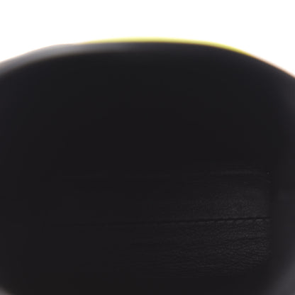 Loewe Smooth Calfskin Smiley Face Gate Pocket Neon Yellow 5 of 11