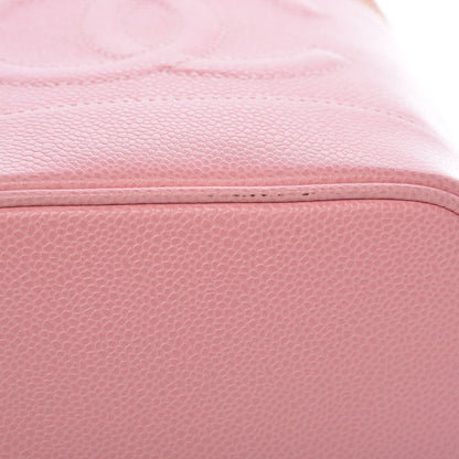 Chanel Caviar Vanity Cosmetic Case Pink 9 of 15
