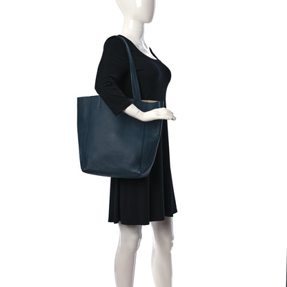 Celine Grained Calfskin Small Horizontal Cabas Phantom Slate 2 of 11