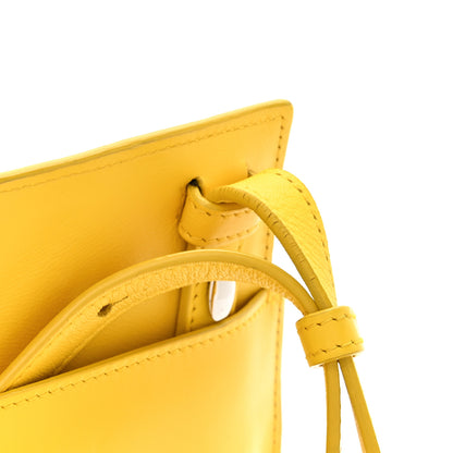 Loewe Calfskin Embossed Large Double Amarillo Pouch Yellow 11 of 17