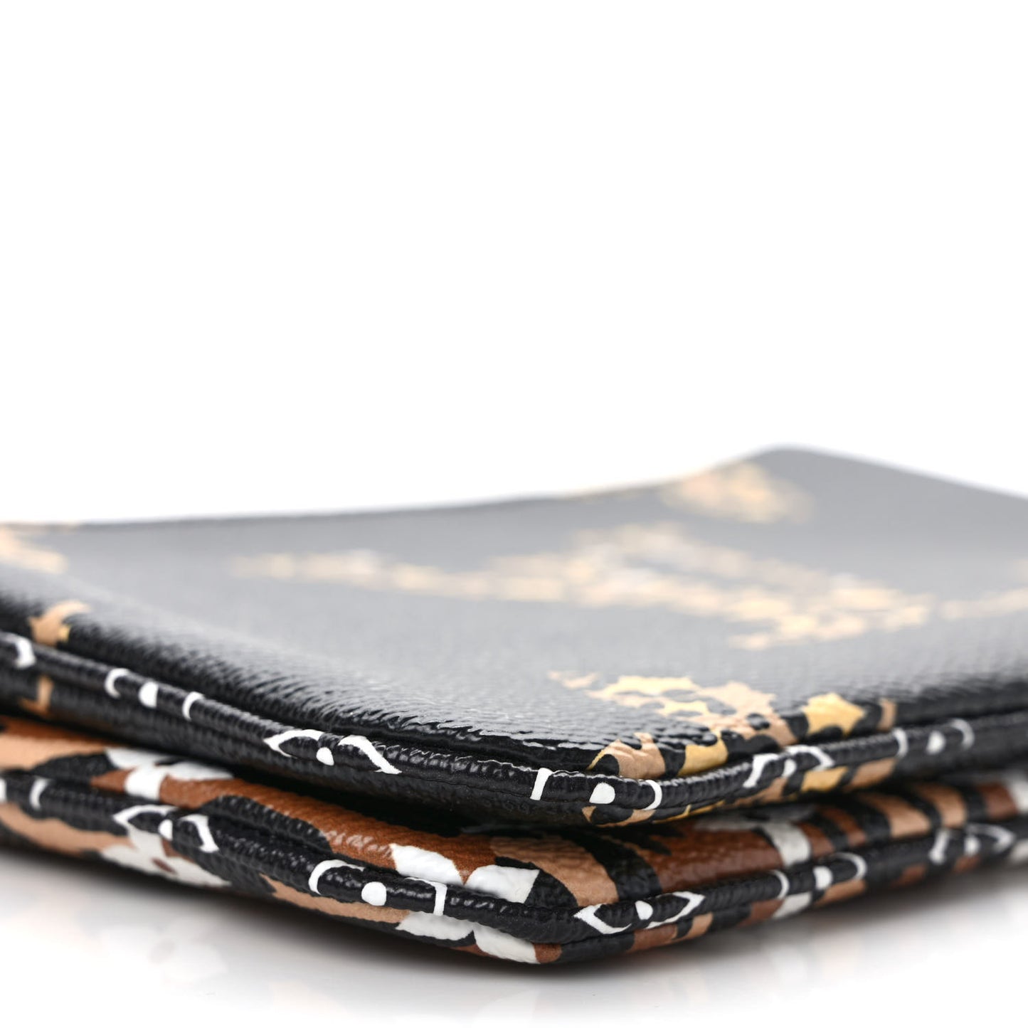 Monogram Giant Jungle Pochette Double Zip Black