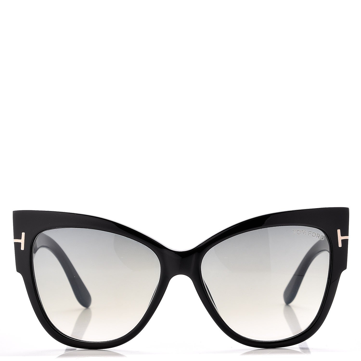 Tom Ford Acetate Nikita Cat Eye Sunglasses TF173 Black 9 of 15