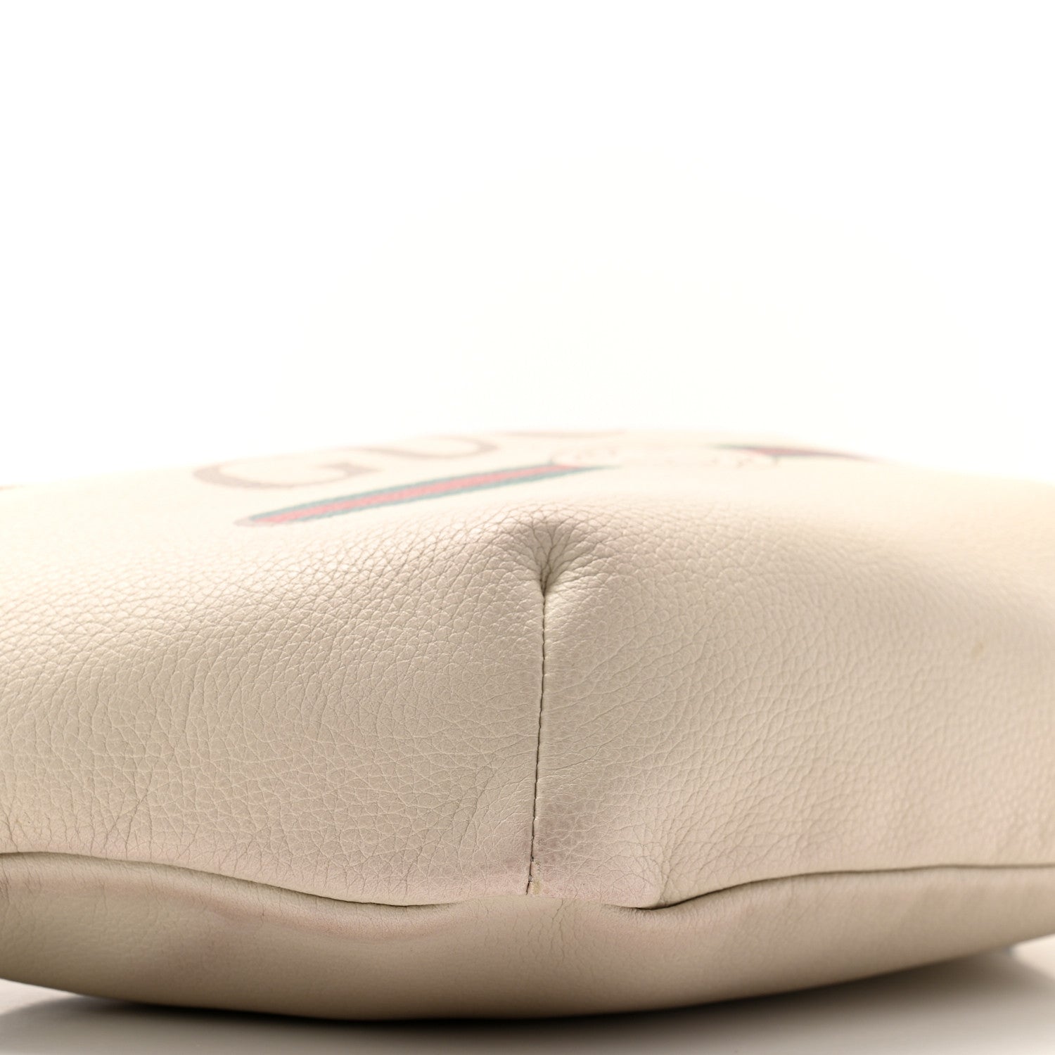 Gucci Grained Calfskin Logo Belt Bag White 9 of 11
