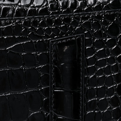 Givenchy Calfskin Crocodile Embossed Small Antigona Black 12 of 15