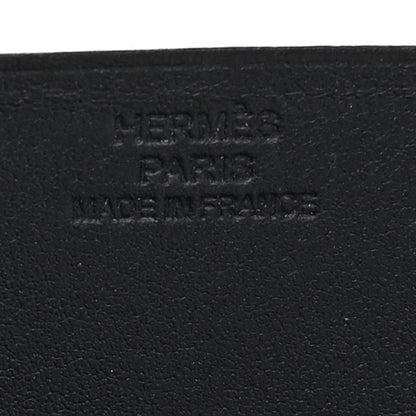 Hermes Swift Hermes Odyssey Tarmac Passport Holder Bleu Indigo 6 of 9