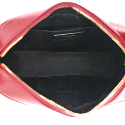 Saint Laurent Calfskin Matelasse Monogram Lou Camera Bag Opyum Red 5 of 17