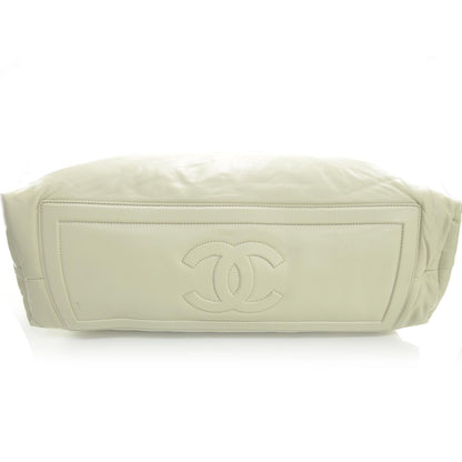 Chanel Lambskin COCO Cocoon Medium Zipped Tote Ivory 4 of 8
