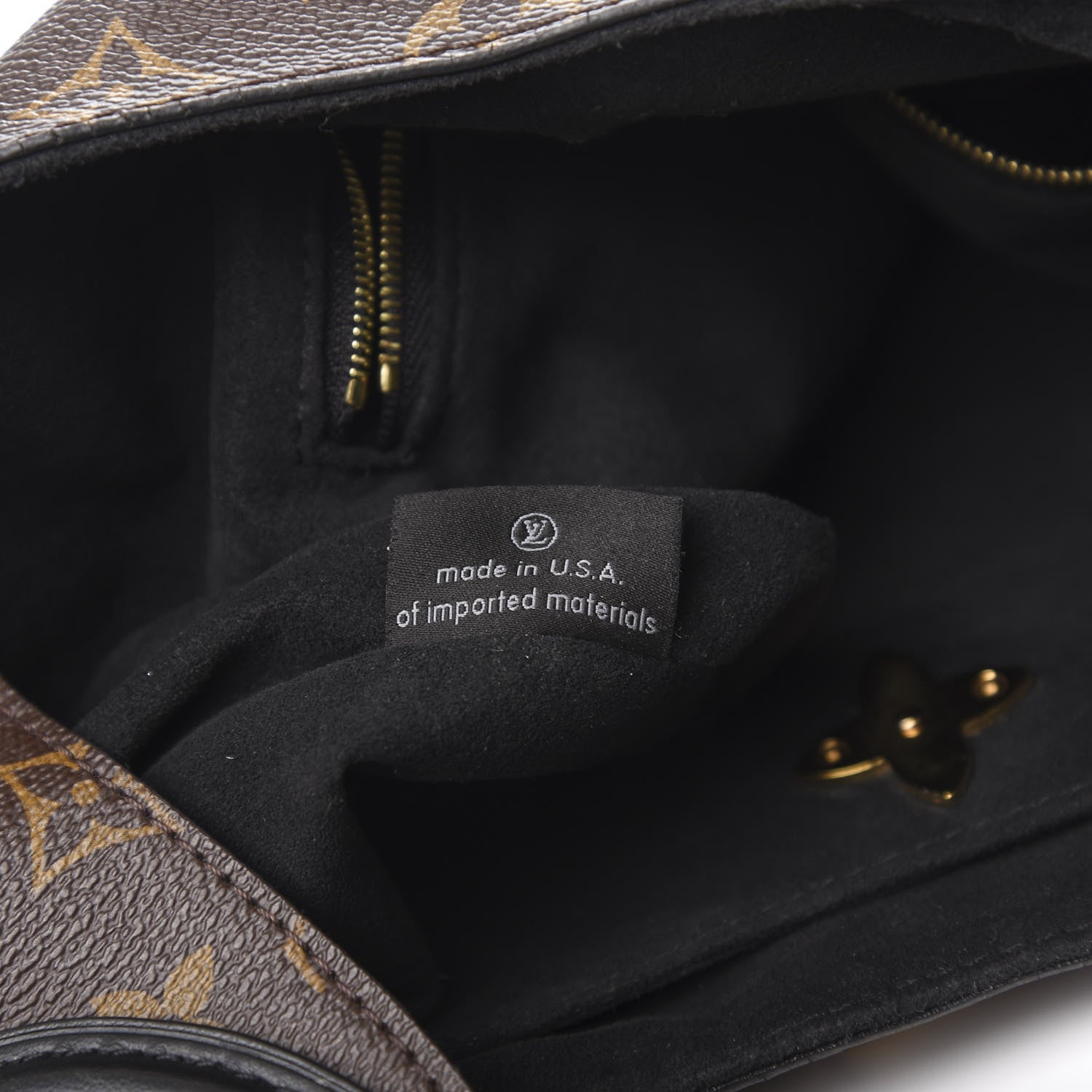Louis Vuitton Monogram Flower Hobo Black 9 of 12