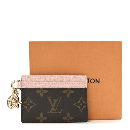 Louis Vuitton Monogram LV Charms Card Holder Rose Ballerine 7 of 7