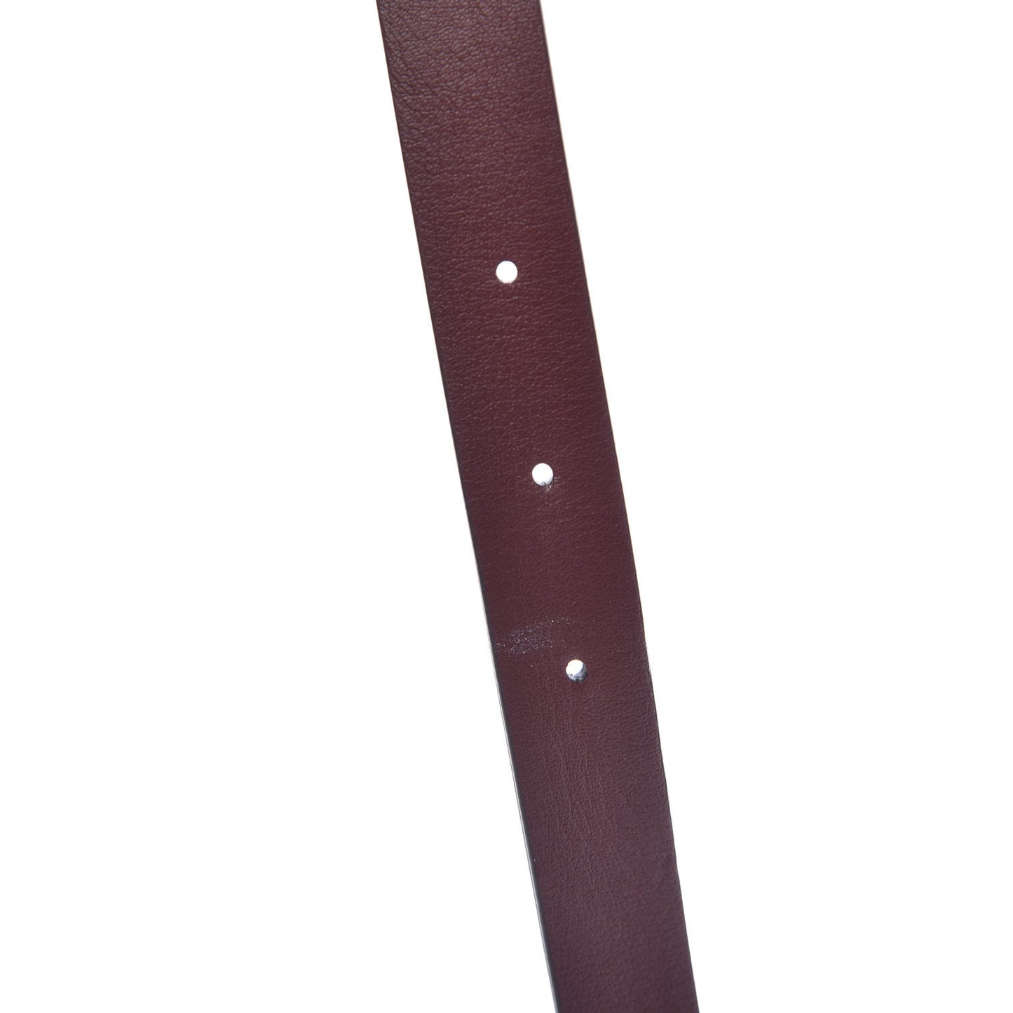Patent Calfskin Logo Skinny Belt 65 26 Black