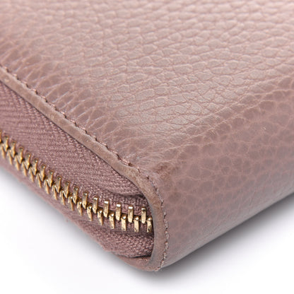 Gucci Dollar Calfskin GG Marmont Zip Around Wallet Porcelain Rose 15 of 16