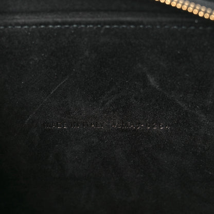 Christian Dior Grained Calfskin Caro Double Pouch Black 7 of 10