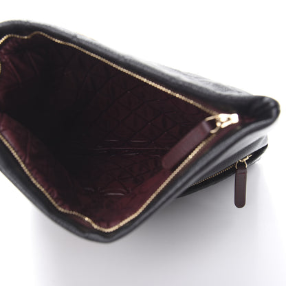 Chanel Caviar Quilted CC Beauty Clutch Black 6 of 10