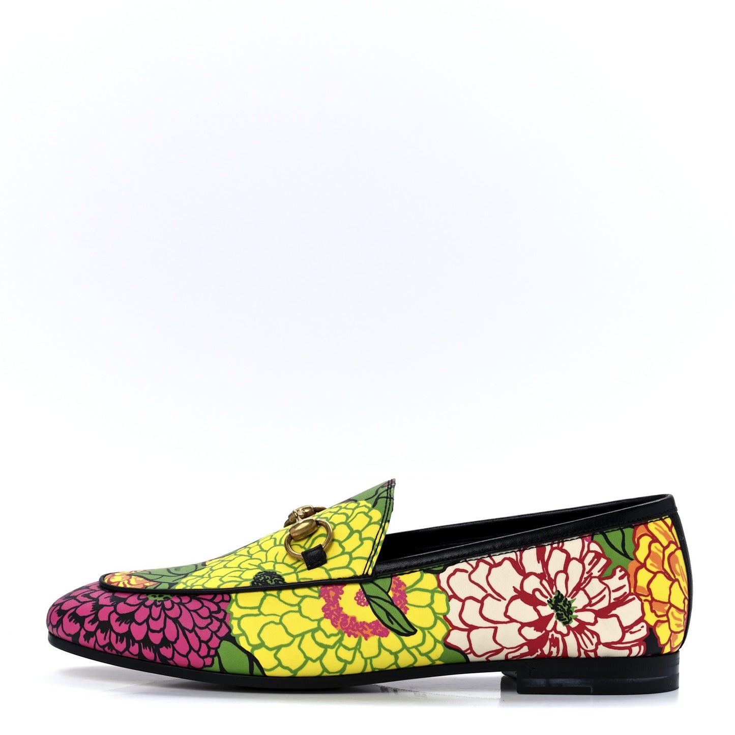 X KEN SCOTT Canvas Infinity Pomponica Womens Jordaan Loafers 35.5 Pink Green Black