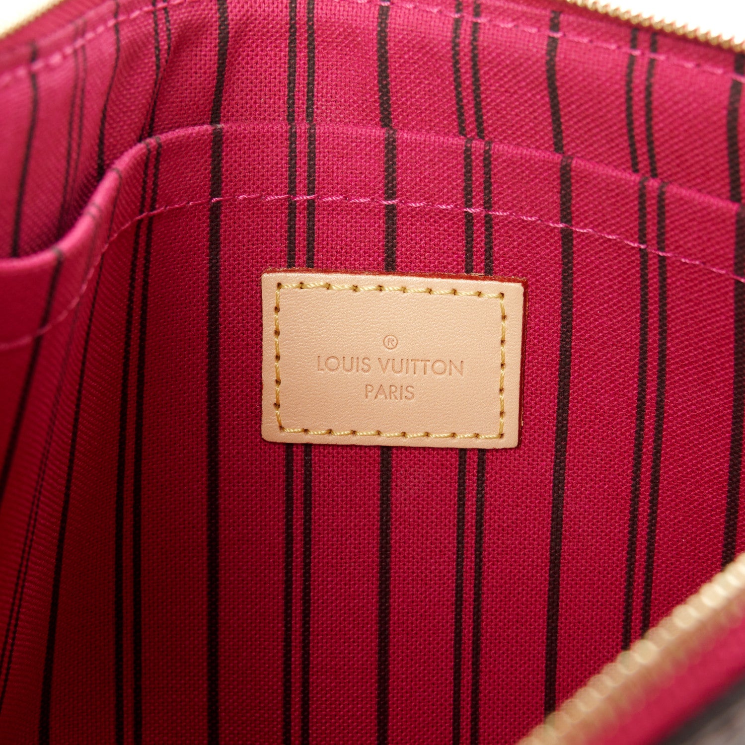 Louis Vuitton Monogram Neverfull MM GM Pochette Pivoine 6 of 8
