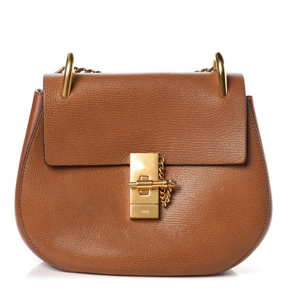 Chloe Grained Lambskin Drew Shoulder Bag Caramel 1 of 14