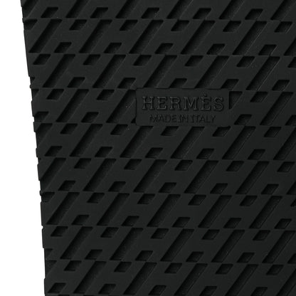 Hermes Calfskin Womens Chypre Sandals 38 Black 8 of 12