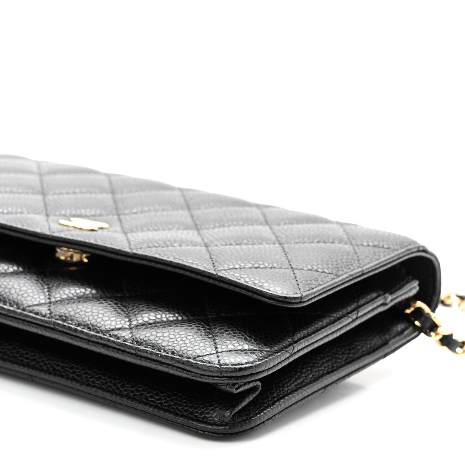 Chanel Caviar Quilted Wallet On Chain WOC Black 11 of 11