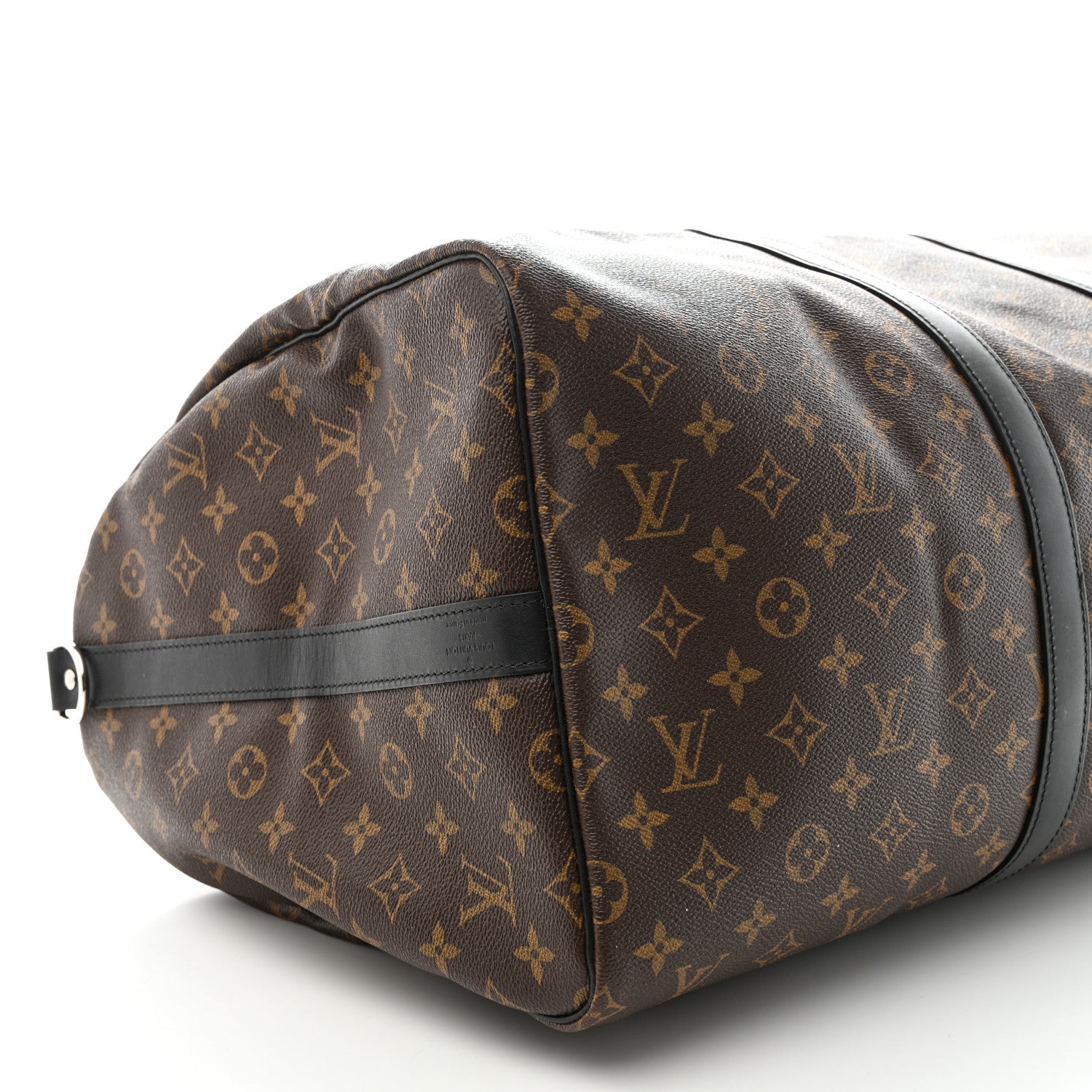 Louis Vuitton Monogram Macassar Keepall Bandouliere 55 8 of 9