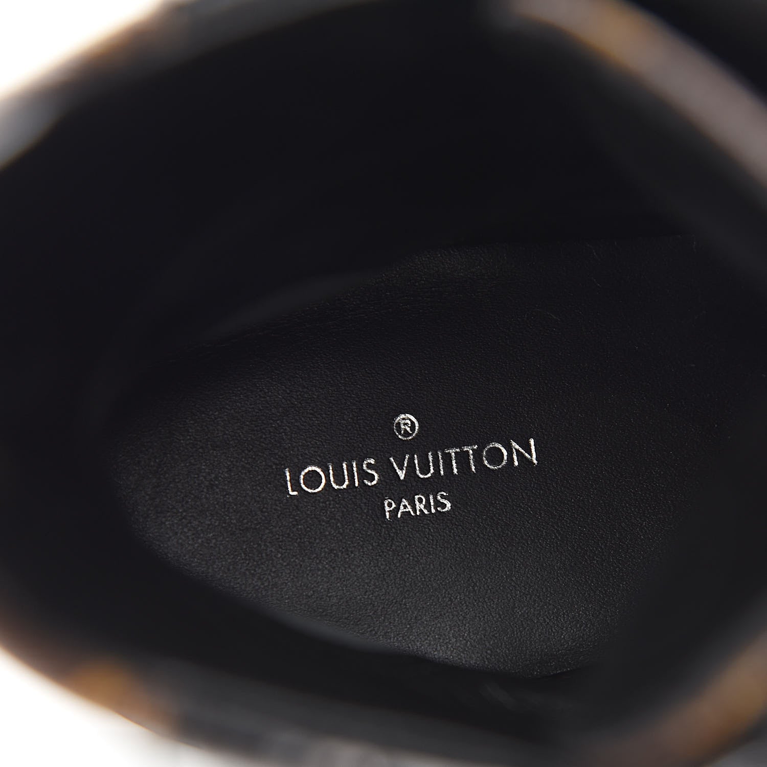Louis Vuitton Suede Calfskin Monogram Laureate Platform Desert Boots 35 Black 7 of 9