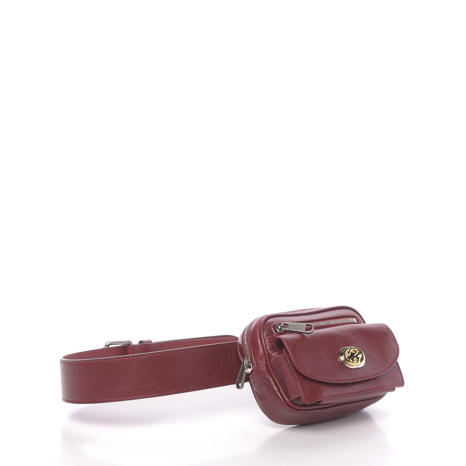Gucci Fluffy Calfskin Mini Morpheus Belt Bag 90 36 Red 4 of 10
