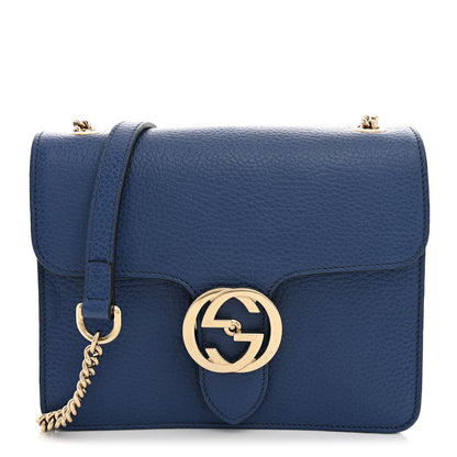 Gucci Dollar Calfskin Small Interlocking G Shoulder Bag Caspian 1 of 10