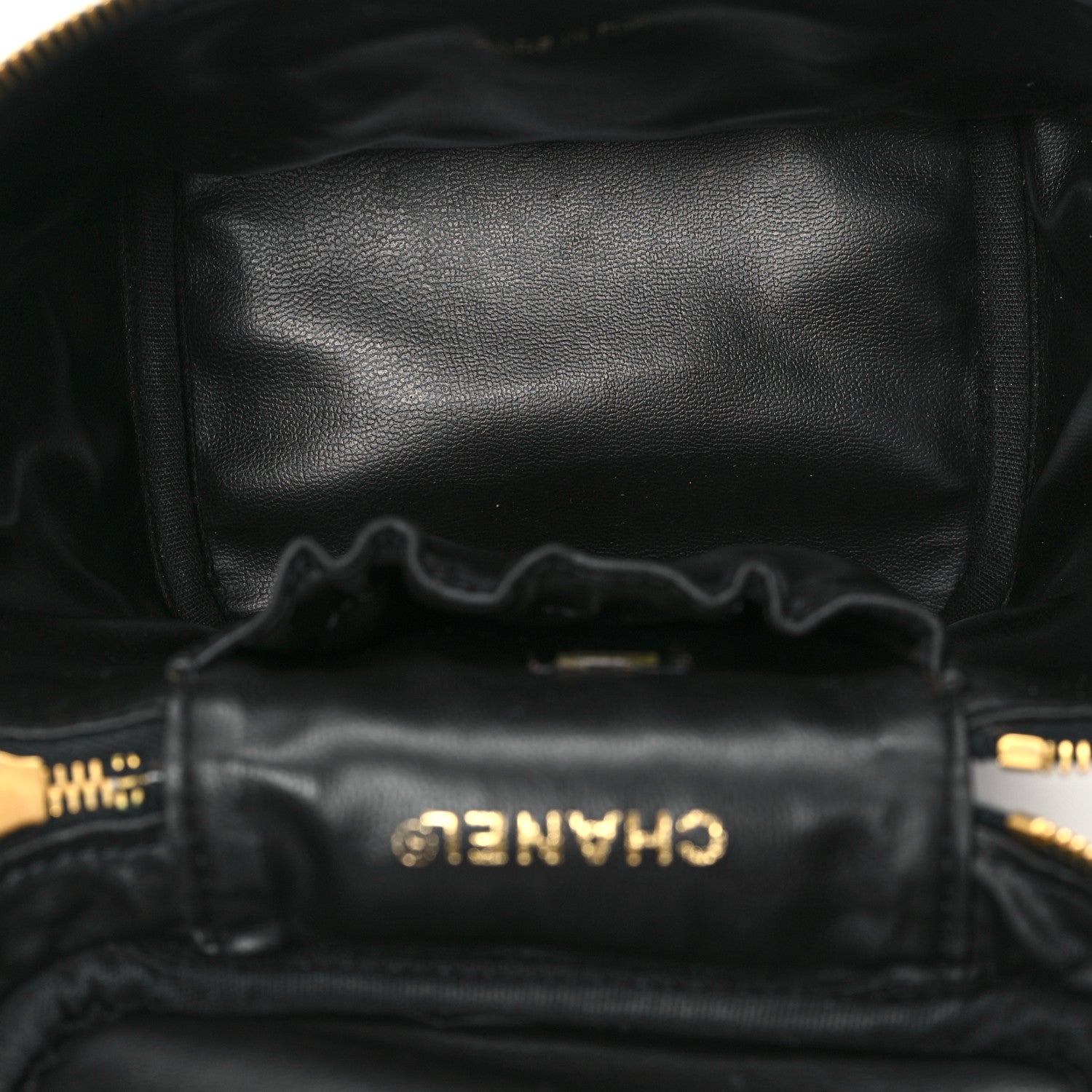 Chanel Caviar Vanity Cosmetic Case Black 5 of 12