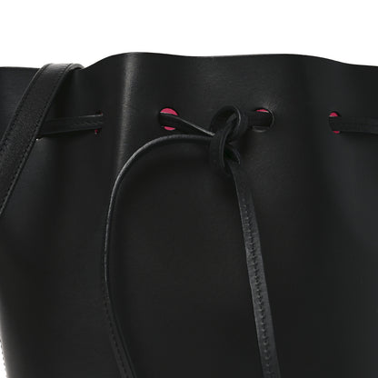 Mansur Gavriel Vegetable Tanned Calfskin Mini Bucket Bag Black Dolly 8 of 10