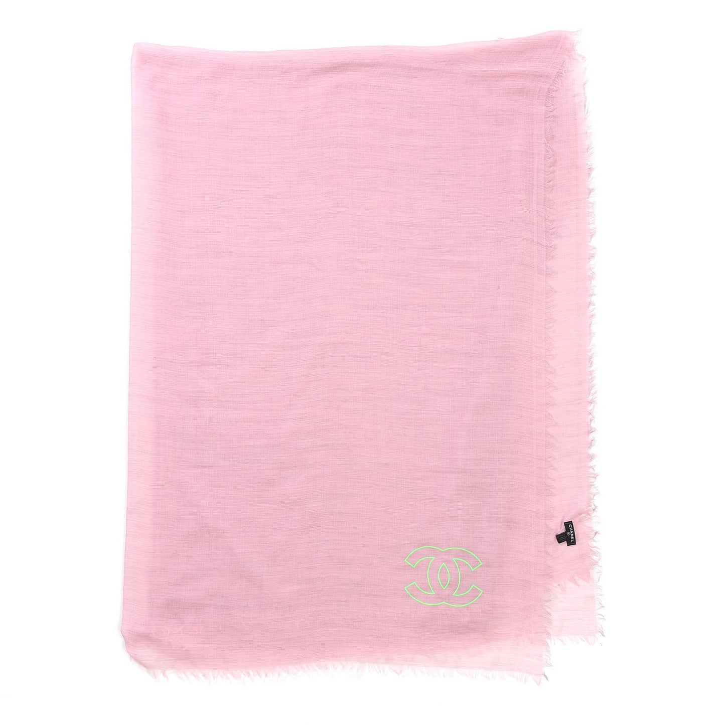 Cashmere CC Logo Scarf Pink