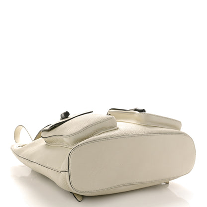 Gucci Cellarius Calfskin Medium Bamboo Backpack Mystic White 3 of 11