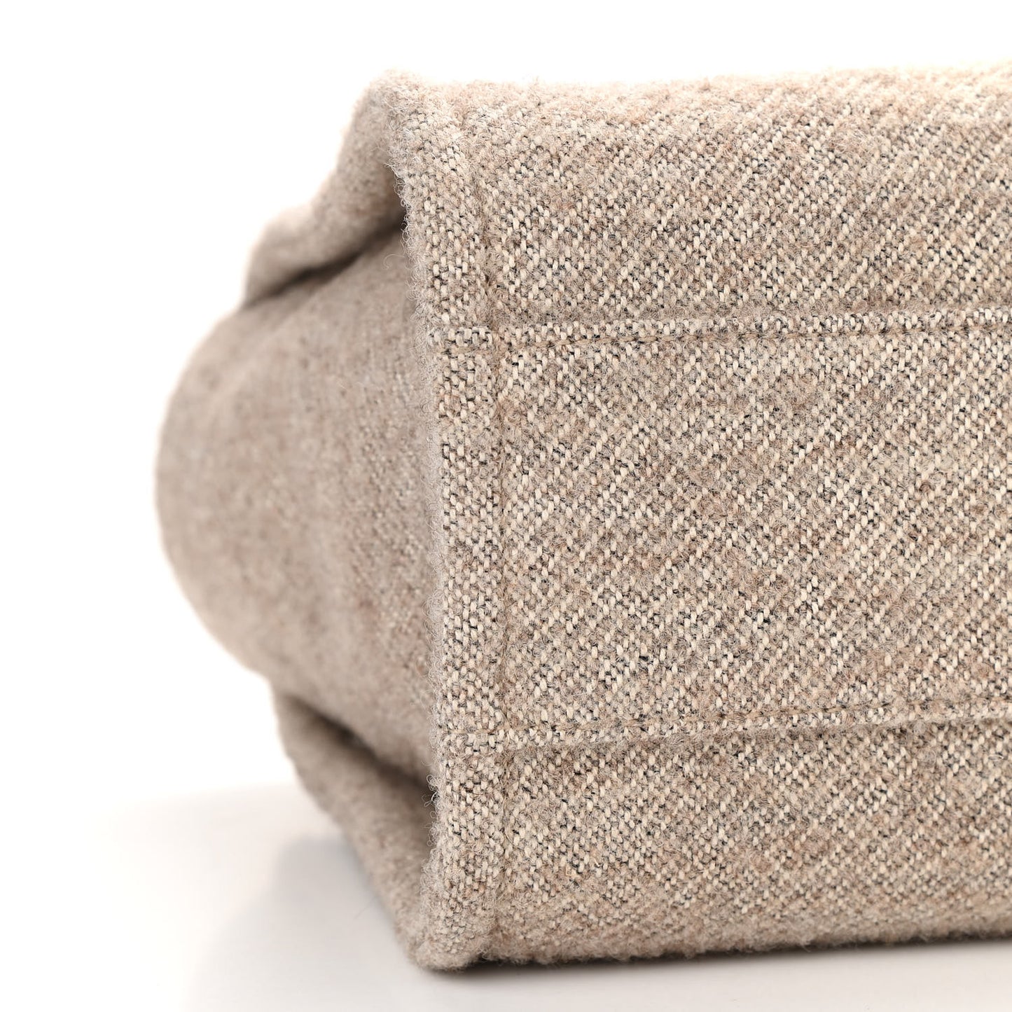 Mixed Fibers Small Deauville Tote Light Beige