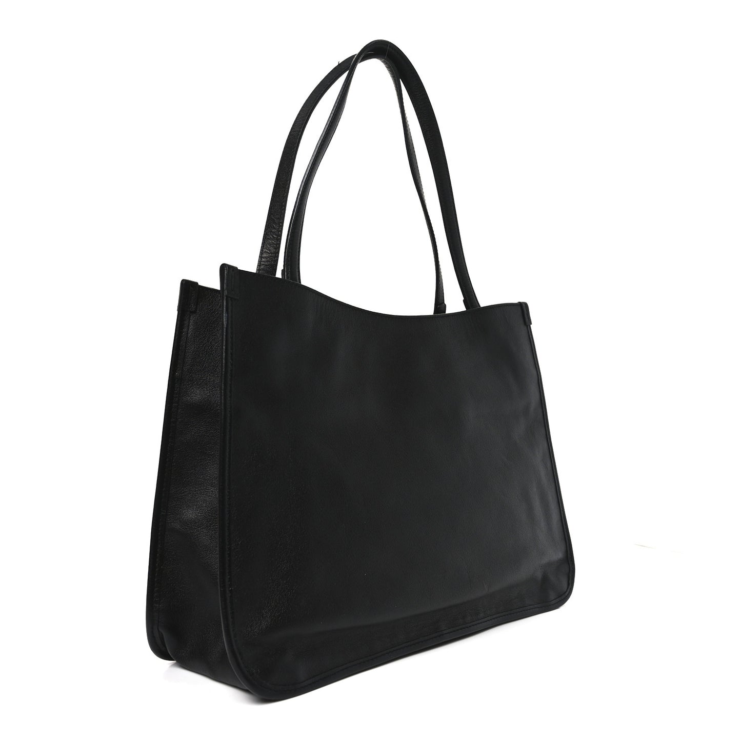 New Sakai Calfskin Lux Horsebit 1955 Tote Bag Black