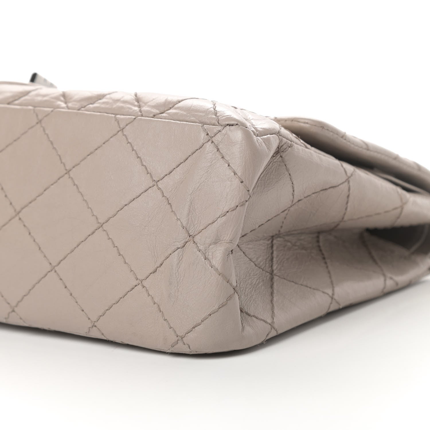 Chanel Aged Calfskin Quilted 2.55 Reissue 226 Flap Taupe 10 of 17