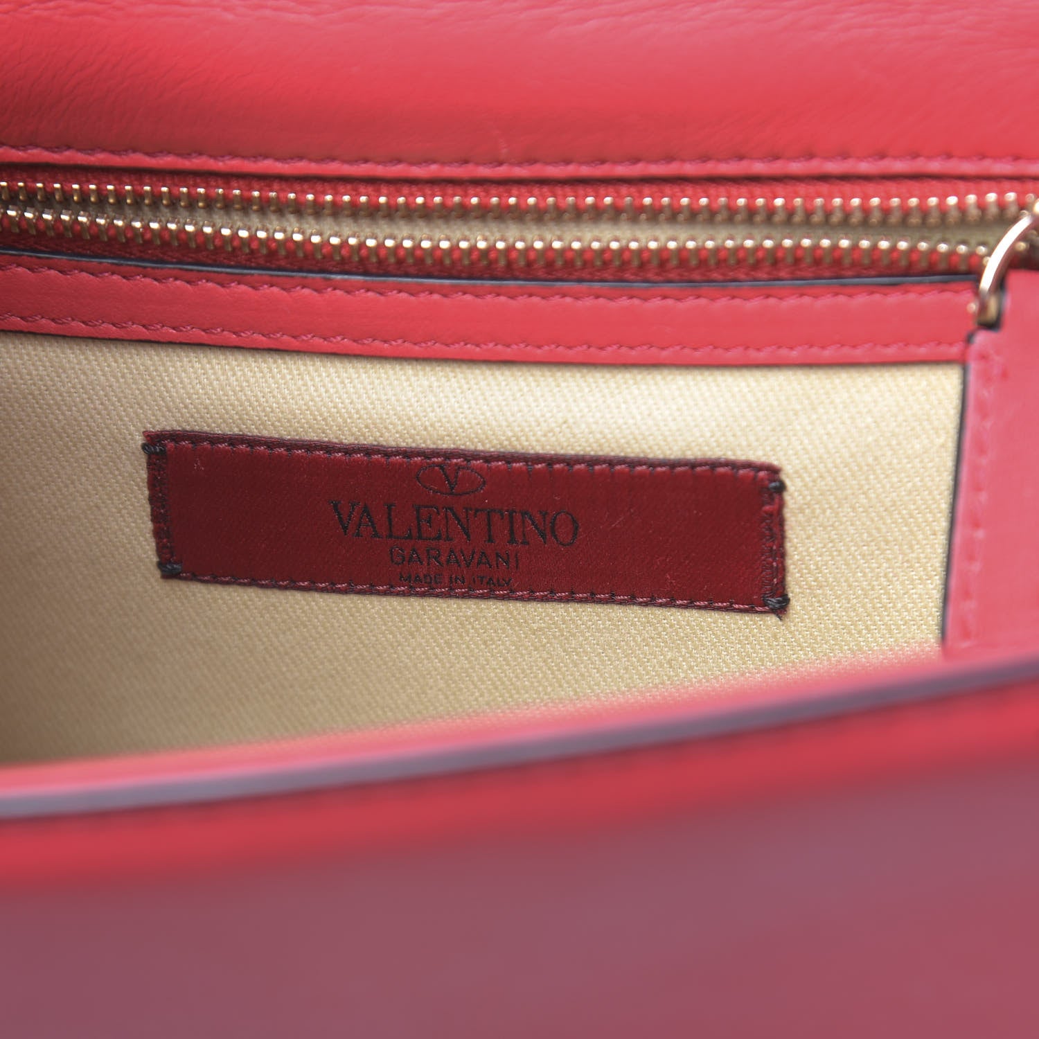 Valentino Garavani Vitello Small Glam Lock Rockstud Flap Red 6 of 11