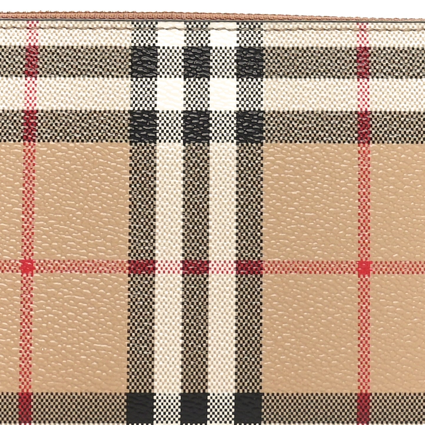 Vintage Check Elmore Zip Around Wallet Brown
