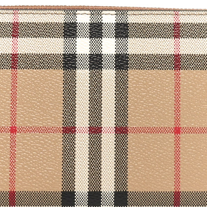 Burberry Vintage Check Elmore Zip Around Wallet Brown 7 of 10