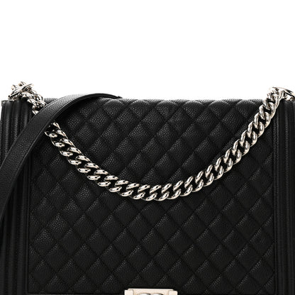 Chanel Caviar Quilted Large Boy Flap Black 8 of 15